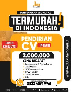Syarat Pendirian CV di Kota Bandung
