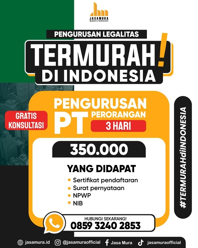 Daftar PT Perorangan di Probolinggo