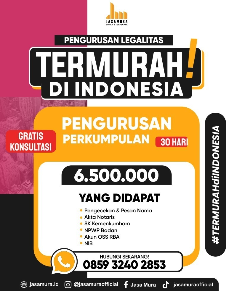 Cara Mendirikan Perkumpulan Legal